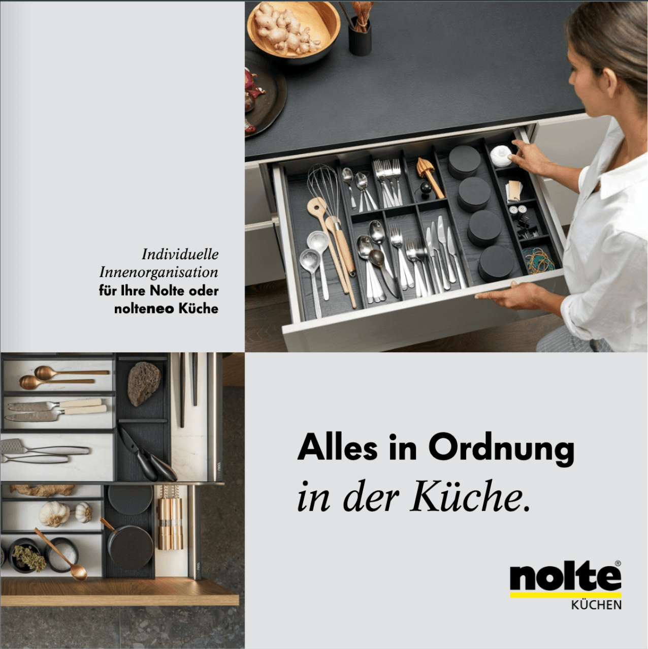 Cover von Nolte Prospekt für Küchen Innenausstattung.
